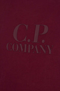 Cp Company Tonal Logo T-Shirt in Bordeaux