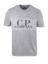 Load image into Gallery viewer, CP Company 24/1 Jersey Tie Dye Tshirt In Grey
