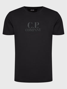 Cp Company Tonal Logo T-Shirt in Black