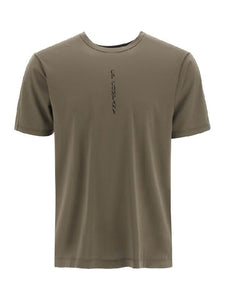 CP Company Jersey 70/2 Mercerized Logo T-Shirt in Khaki