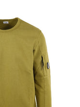 Load image into Gallery viewer, CP Company Light Fleece Lens Sweatshirt in Moss Green
