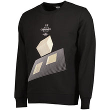 Load image into Gallery viewer, Cp Company Metropolis Series Abstract Logo Sweatshirt in Black
