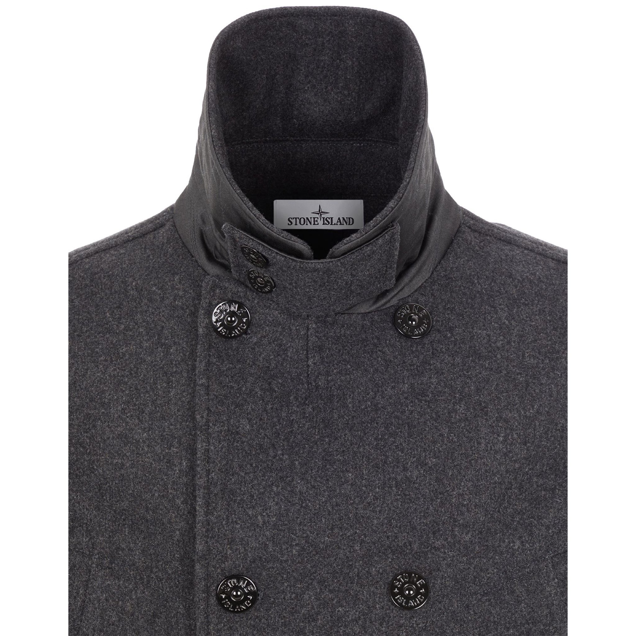 Stone island grey coat hotsell