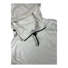 Load image into Gallery viewer, Cp Company Diagonal Raised Mixed Shell Hoodie In White
