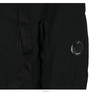 Cp Company Flatt Nylon Lens Jacket In Black