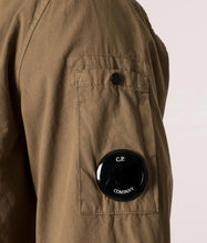 Load image into Gallery viewer, Cp Company Gabardine Full Zip Lens Shirt In Lead Grey
