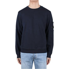 Load image into Gallery viewer, Cp Company Resist Dyed Lens Sweatshirt In Navy
