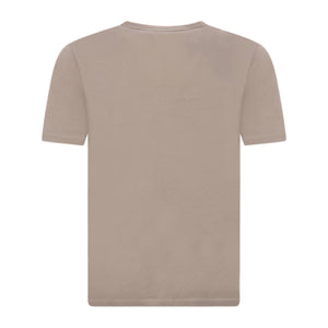 Cp Company Mercerized Cotton Twisted Jersey Embroidered Logo T-Shirt In Silver Sage