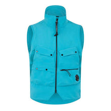 Load image into Gallery viewer, Cp Company Shell-R Lens Gilet Tile Blue
