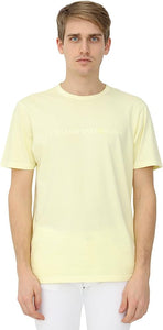 CP Company Resist Dyed Logo T-Shirt in Yellow