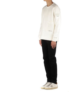 Cp Company Metropolis Series Crewneck Sweatshirt in White