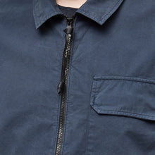 Load image into Gallery viewer, Cp Company Gabardine Full Zip Lens Shirt In Navy
