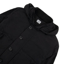 Load image into Gallery viewer, Cp Company Flatt Nylon Goggle Overshirt Black
