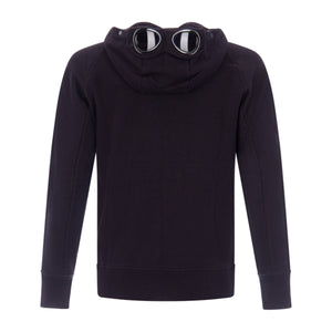 Cp Company Diagonal Raised Fleece Goggle Full Zip in Navy