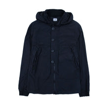 Load image into Gallery viewer, Cp Company Flatt Nylon Goggle Overshirt in Navy
