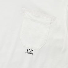 Load image into Gallery viewer, Cp Company Resist Dyed Pocket Logo T-Shirt 182A White
