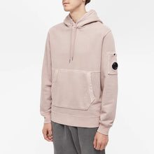 Load image into Gallery viewer, Cp Company Garment Dyed Overhead Lens Hoodie In Bark
