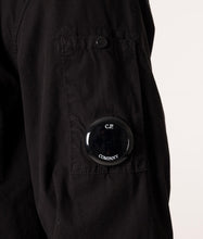 Load image into Gallery viewer, Cp Company Gabardine Full Zip Lens Shirt In Black
