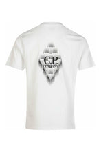 Load image into Gallery viewer, Cp Company 30/1 Graphic Logo T-Shirt In White
