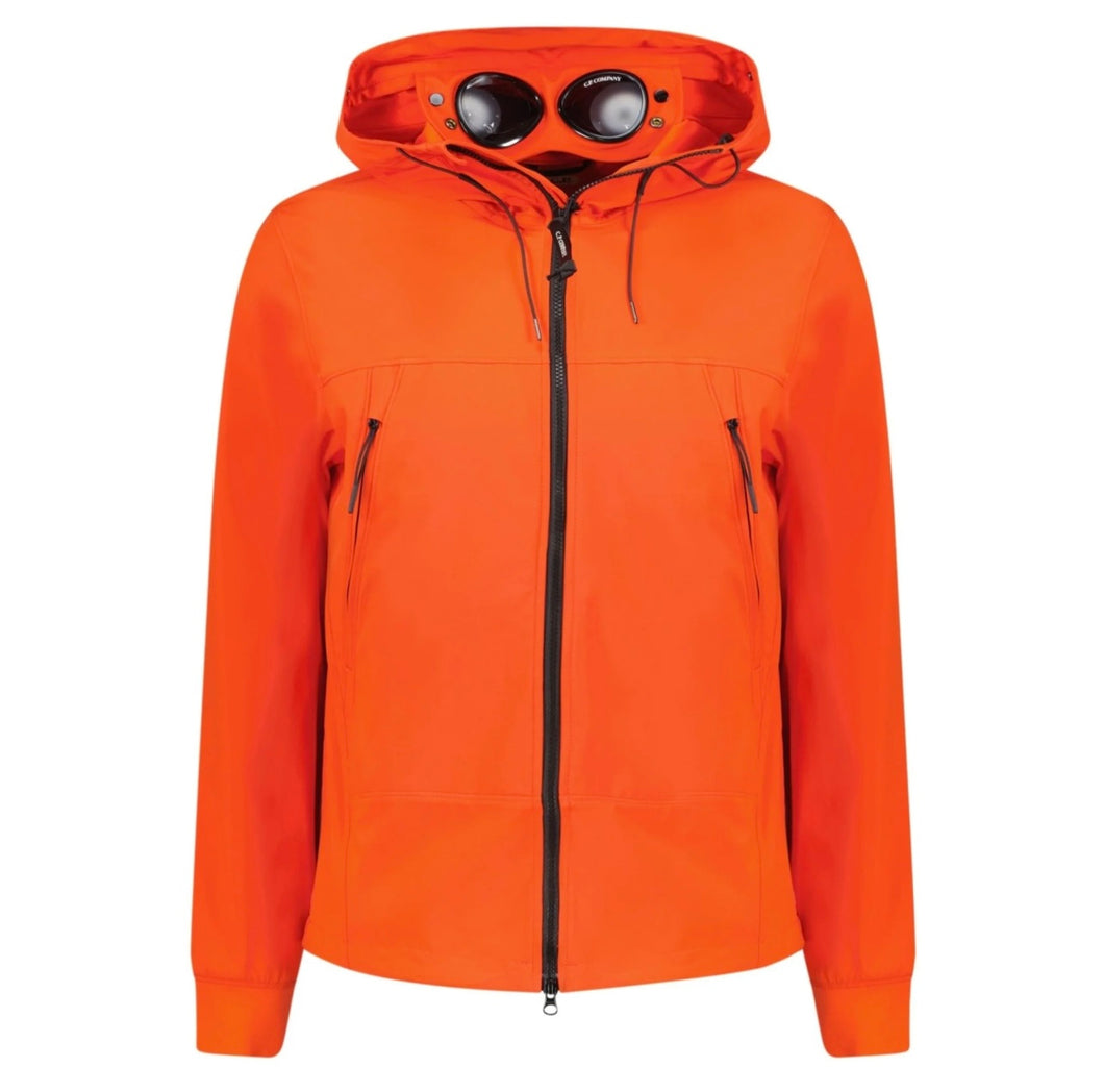Cp Company Goggle S/S Soft Shell Jacket in Fiery Red