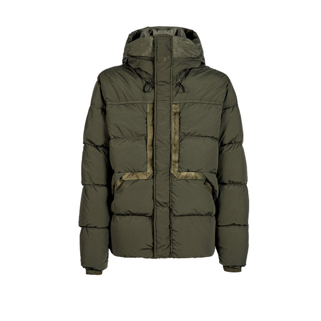 Cp Company Nycra-R Goggle Down Jacket in Thyme