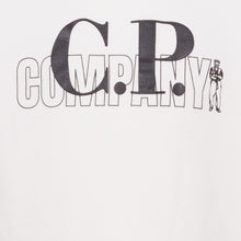 Load image into Gallery viewer, Cp Company Junior Sailor Logo Sweatshirt In White 047
