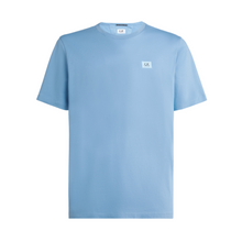Load image into Gallery viewer, Cp Company 100% Mercerized Cotton Stitch Logo T-Shirt Riviera Blue

