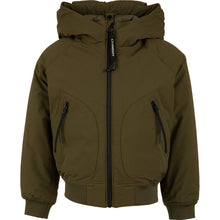 Load image into Gallery viewer, Cp Company Junior Goggle Protek Jacket In Ivy Green

