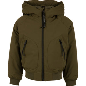 Cp Company Junior Goggle Protek Jacket In Ivy Green