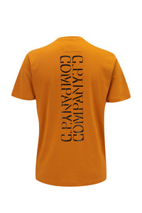 CP Company Reverse Logo T-Shirt in Orange