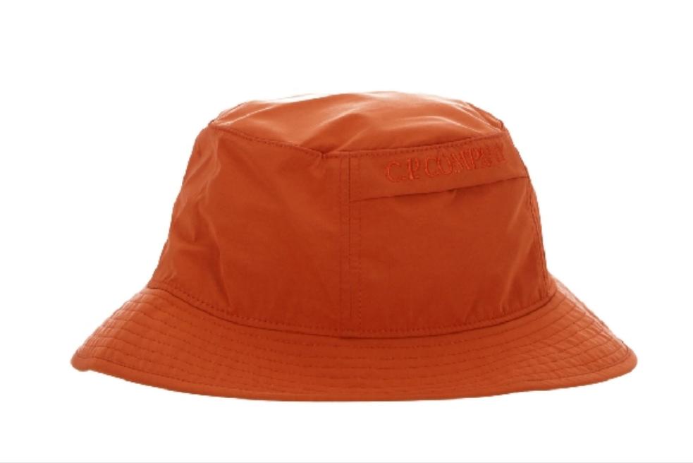 CP Company Chrome-R Bucket Hat In Orange