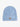 Moncler Ribbed Knit Cotton Beanie Baby Blue