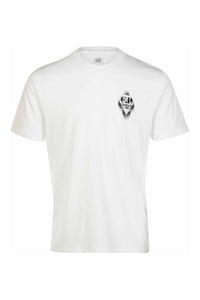 Cp Company 30/1 Graphic Logo T-Shirt In White
