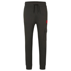 Hugo Boss Dwellrom Relaxed Fit Logo Joggers in Grey