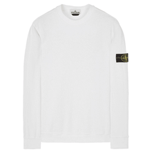 Load image into Gallery viewer, Stone Island Old Treatment Crewneck Sweatshirt in White
