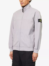 Load image into Gallery viewer, Stone Island Funnel Neck Stretch Woven Jacket in Grey
