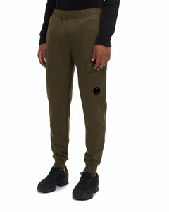 Cp Company Diagonal Raised Lens Joggers in Ivy Green