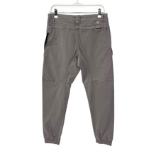 Load image into Gallery viewer, Cp Company Ergonomic Fit Lens Stretch Satin Cargo Pants in Titanium
