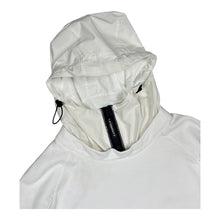 Load image into Gallery viewer, Cp Company Diagonal Raised Mixed Shell Hoodie In White

