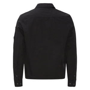 Cp Company Rip-Stop Zip Lens Shirt in Black