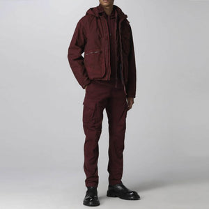 Cp Company Stretch Satin Cargo Pants In Port Royal