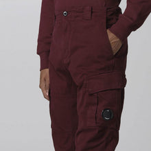 Load image into Gallery viewer, Cp Company Stretch Satin Cargo Pants In Port Royal

