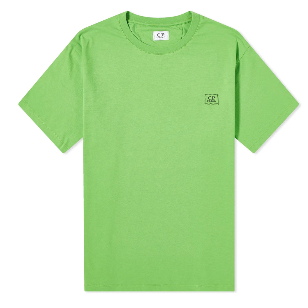 Cp Company Small Stitch Logo T-Shirt In Green
