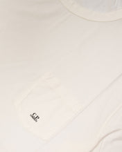 Load image into Gallery viewer, CP Company Jersey 70/2 Mercerized Pocket T-Shirt in White
