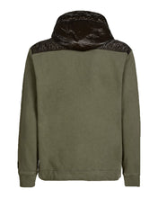 Load image into Gallery viewer, Cp Company Diagonal Fleece Overhead Hoodie In Ivy Green
