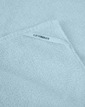 Load image into Gallery viewer, CP Company Factory Worker Logo Beach Towel In Baby Blue
