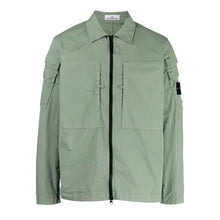 Load image into Gallery viewer, Stone Island Stretch Overshirt in Sage Green
