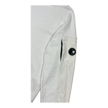 Load image into Gallery viewer, Cp Company Diagonal Raised Mixed Shell Hoodie In White
