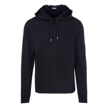 Load image into Gallery viewer, Cp Company Light Fleece Lens Overhead Hoodie In Black

