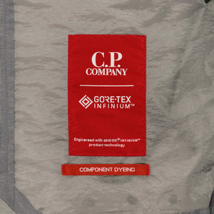 Cp Company Gore-Tex Infinium Mixed Lens Long Jacket in Griffin Grey